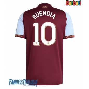 Aston Villa Emiliano Buendia #10 Tricou Fotbal Replică 2025-26 Barbati Acasa
